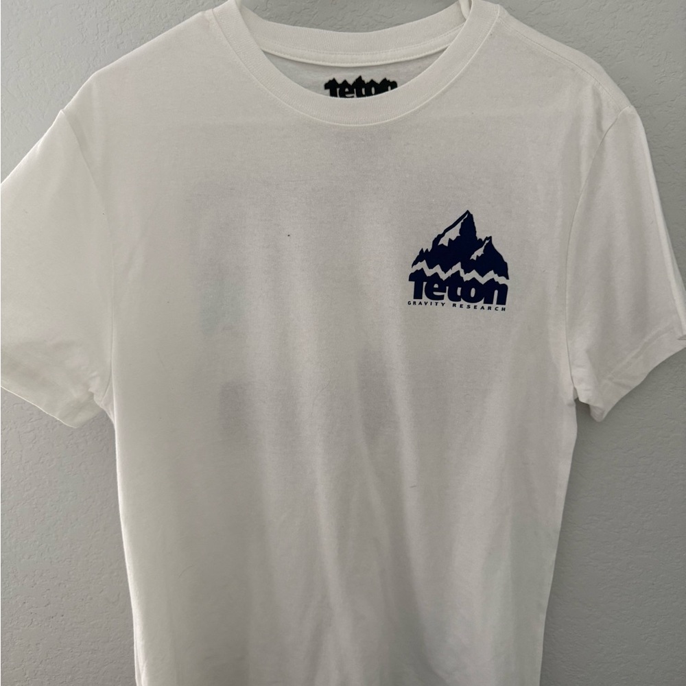 Eton White Tee with Navy Logo